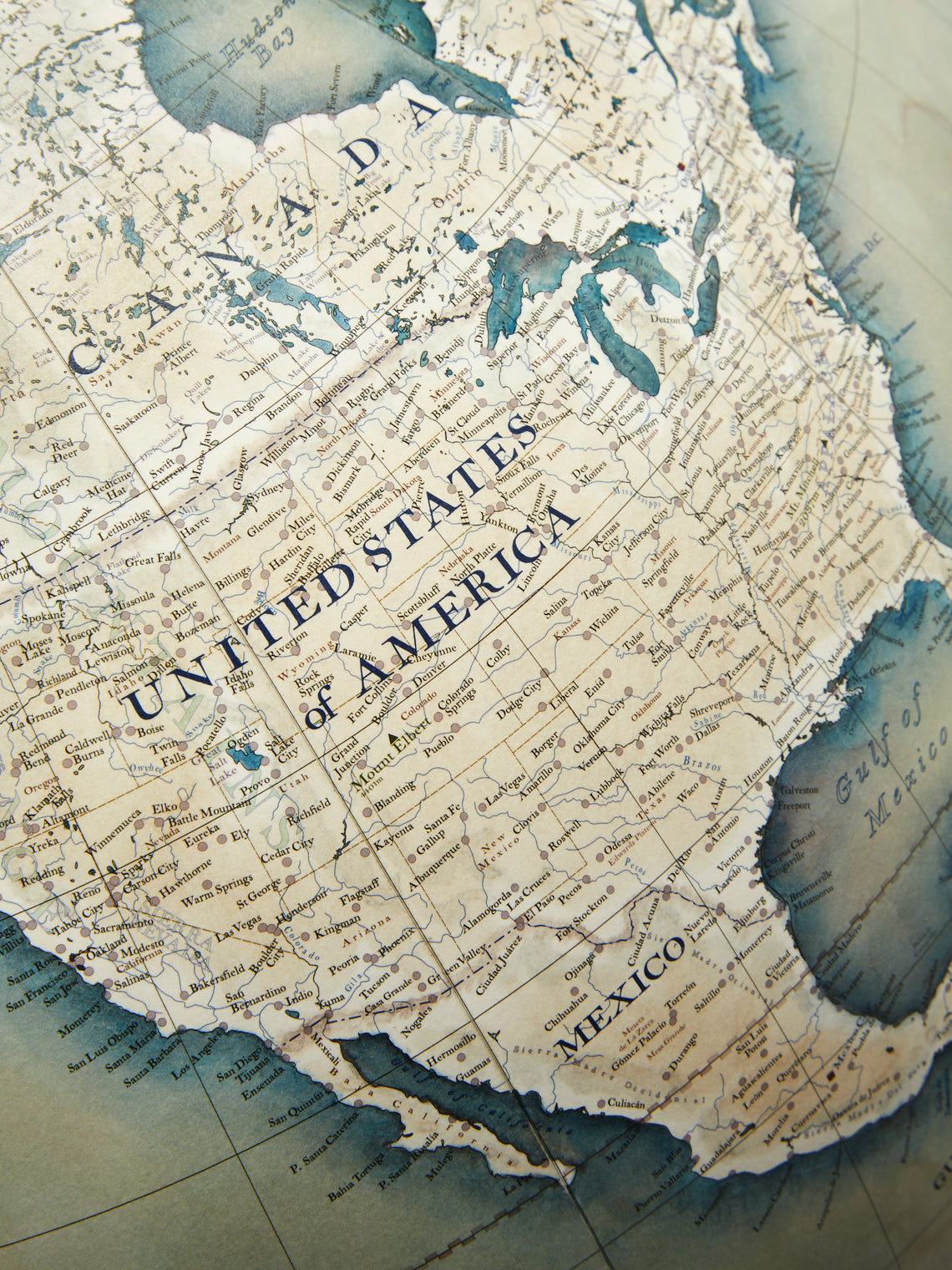 Bellerby & Co - The Albion Floor Standing Globe (50cm) -  - ABASK