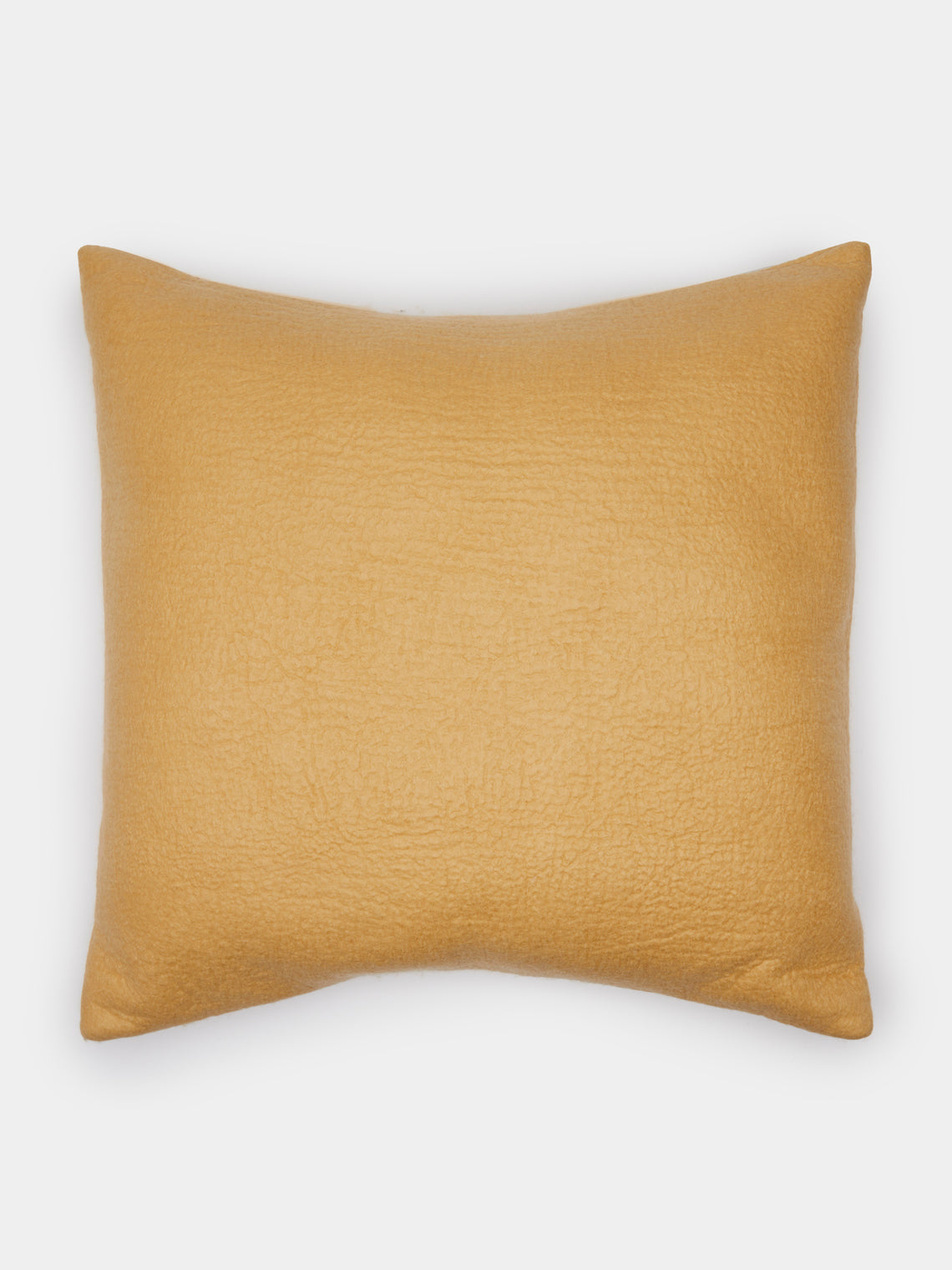 Rose Uniacke - Large Felted Cashmere Cushion - Gold - ABASK - 
