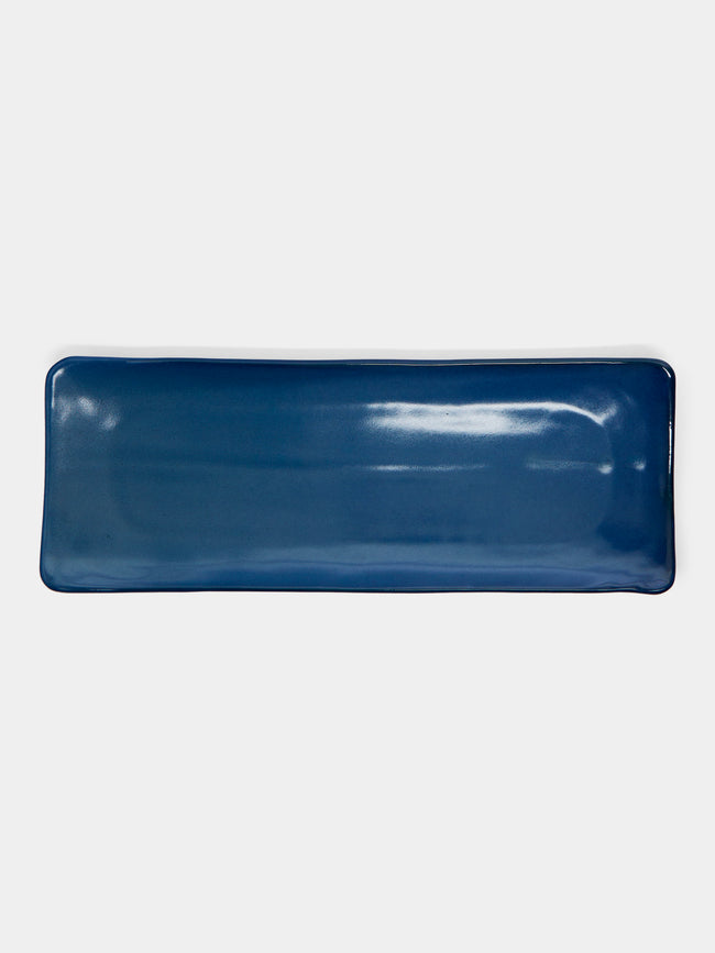 Mervyn Gers Ceramics - Long Rectangular Sushi Platter - Blue - ABASK - 