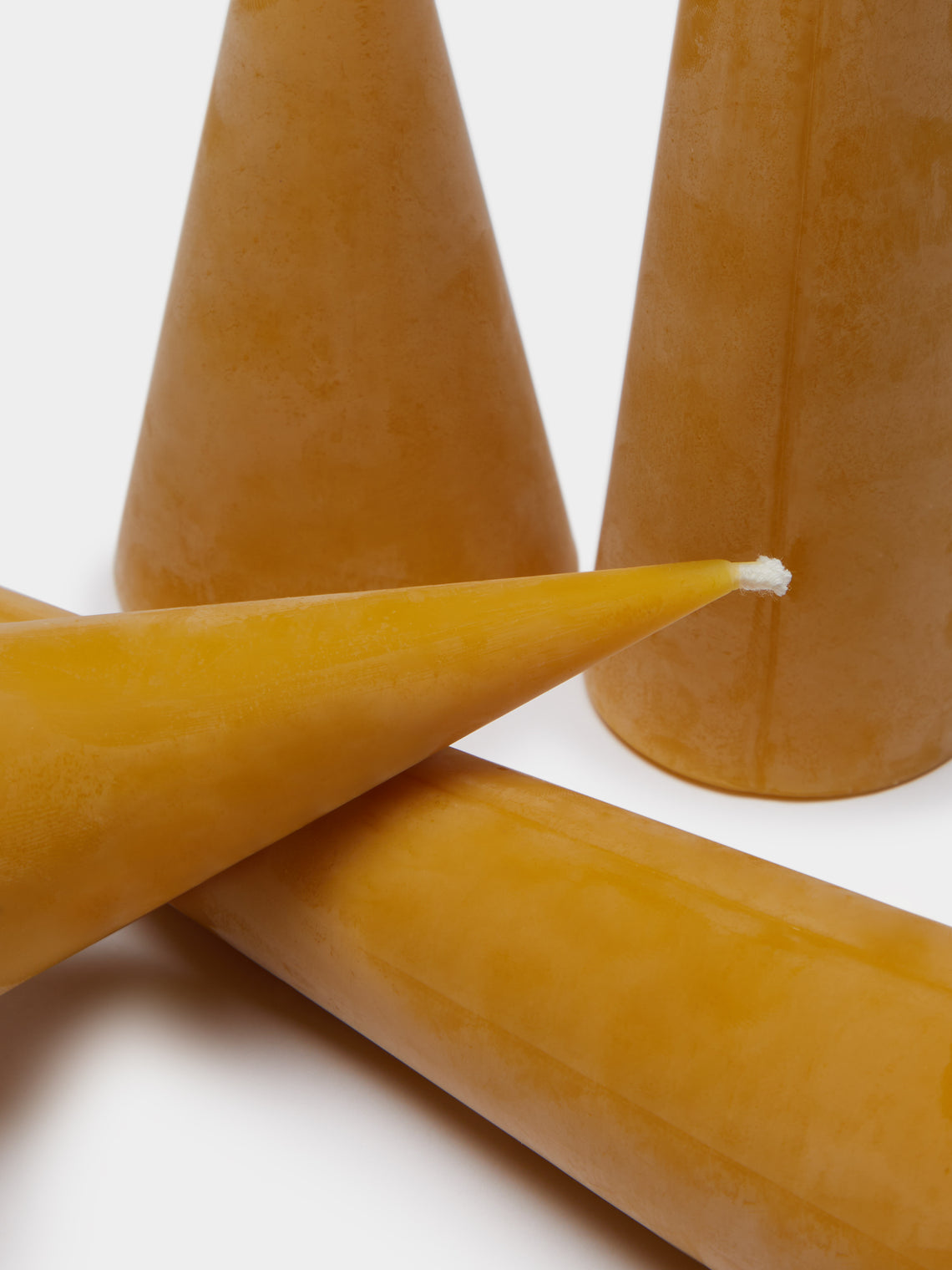 Beeswax Cone Candles (Set of 4)