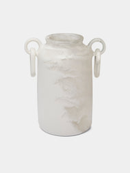 Revolution of Forms - Mitla Resin High Vase - White - ABASK - 