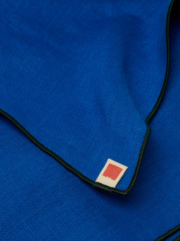 Madre Linen - Hand-Dyed Linen Contrast-Edge Tablecloth -  - ABASK