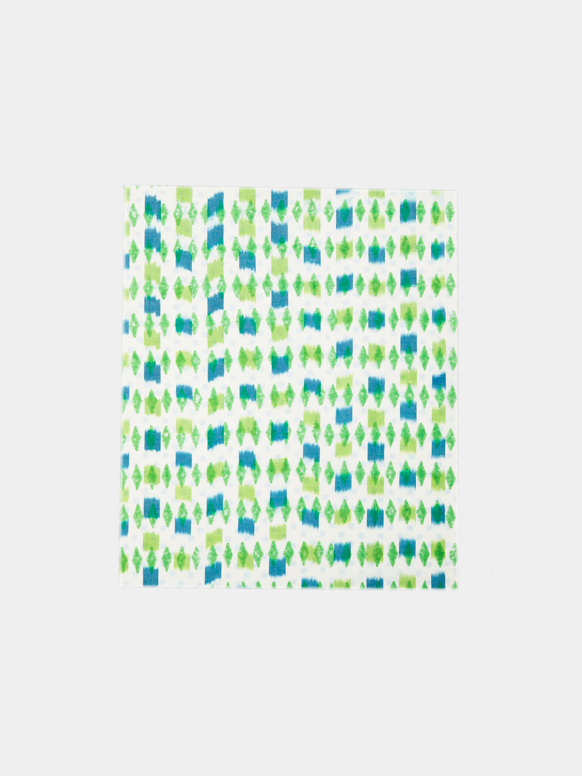 Gregory Parkinson - Sweet Pea Block-Printed Cotton Napkins (Set of 6) - Blue - ABASK