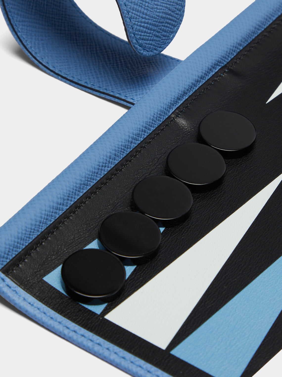 Smythson - Panama Travel Backgammon Set - Blue - ABASK