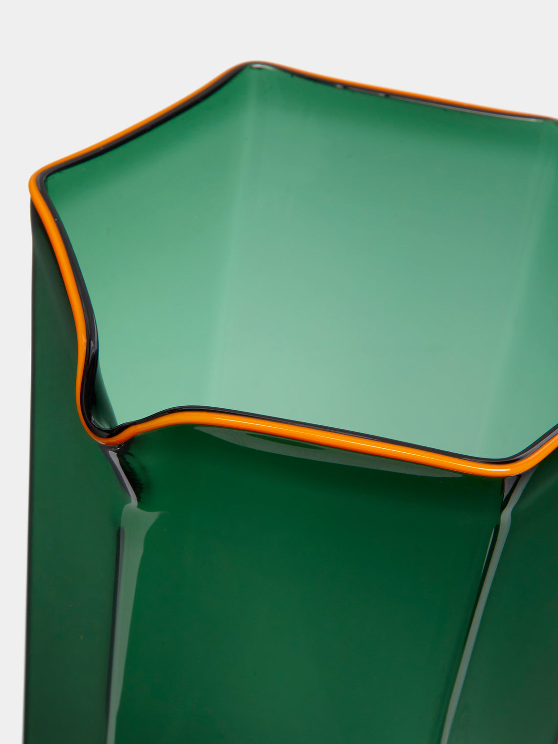 Giberto - Laguna Hand-Blown Murano Glass Jug - Green - ABASK