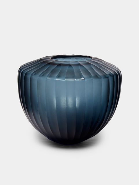 Micheluzzi Glass - Goccia Oceano Hand-Blown Murano Glass Vase -  - ABASK - 