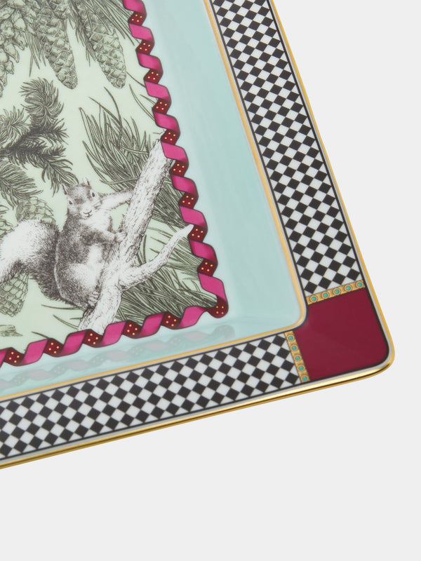 Ginori 1735 - Porcelain Large Square Vide Poche -  - ABASK