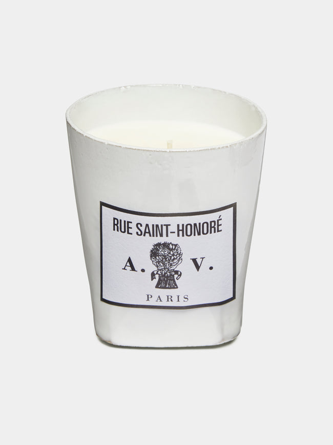 Astier de Villatte - Rue Saint Honoré Scented Candle - White - ABASK - 