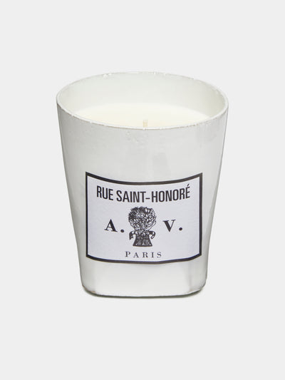 Astier de Villatte - Rue Saint Honoré Scented Candle - White - ABASK - 