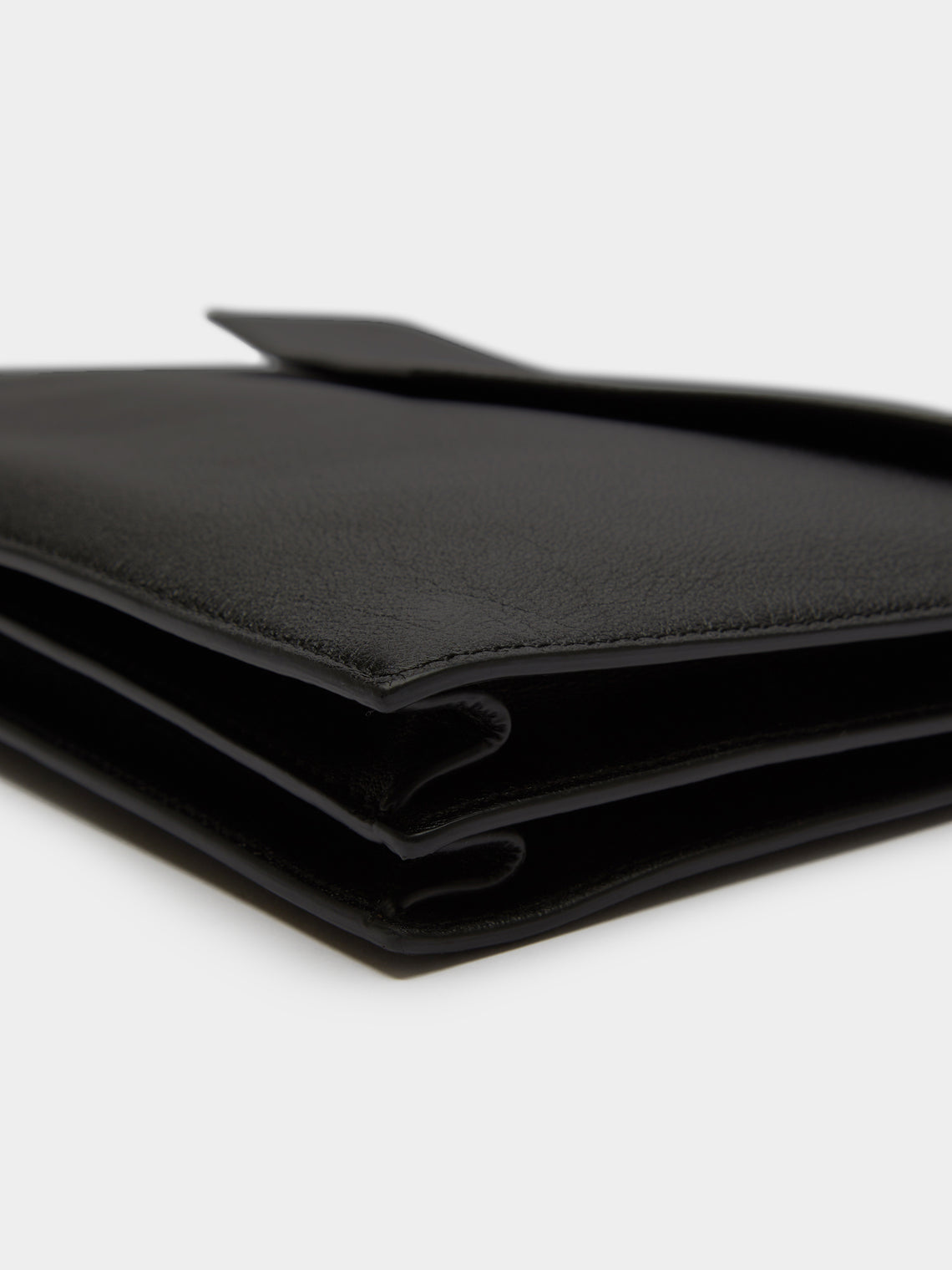 Métier - Leather Double Document Folio - Black - ABASK