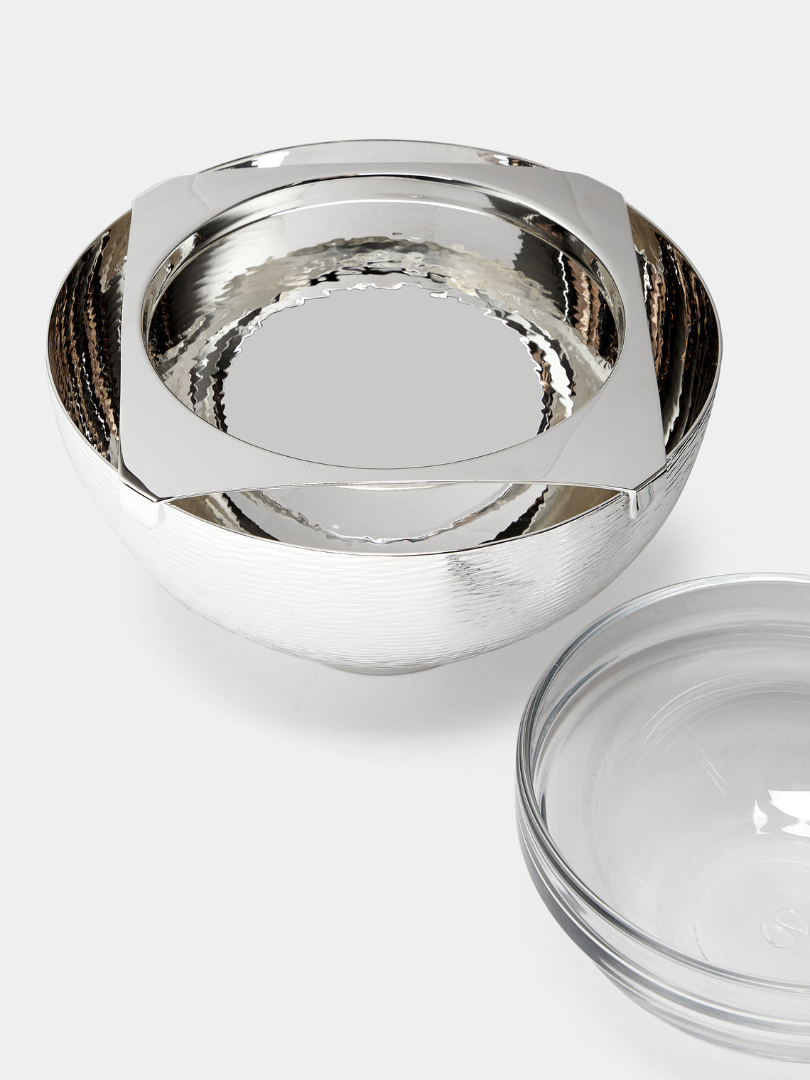 Zanetto - Godman Silver Plated Caviar Bowl - Silver - ABASK