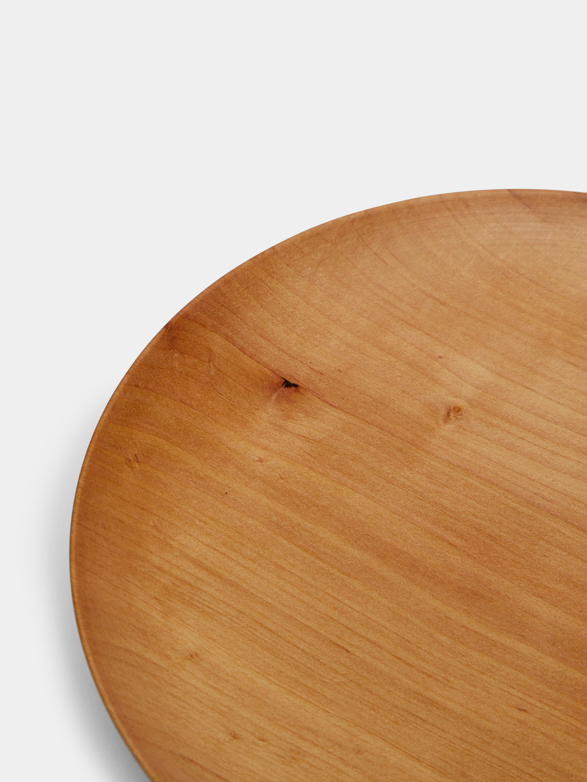 Antonis Cardew - Hand-Turned Pear Wood Small Plate - Beige - ABASK