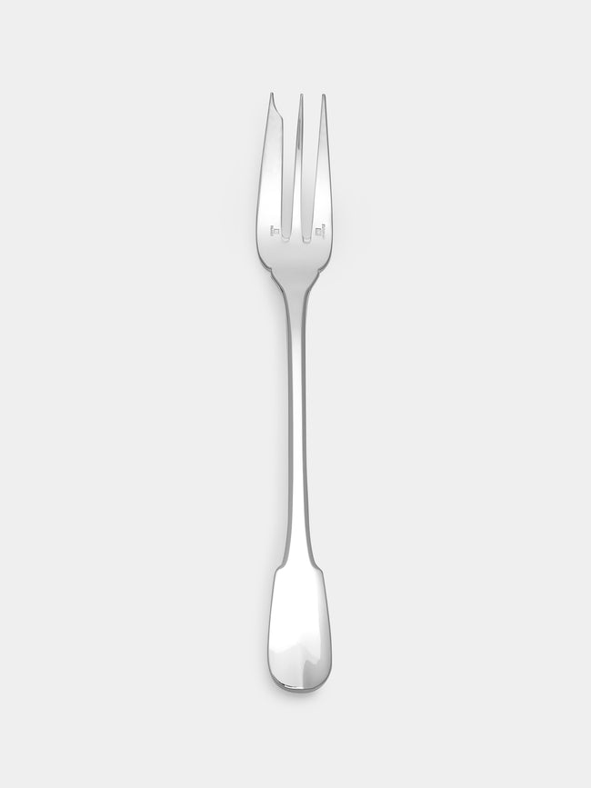 Christofle - Cluny Silver Plated Serving Fork - Silver - ABASK - 