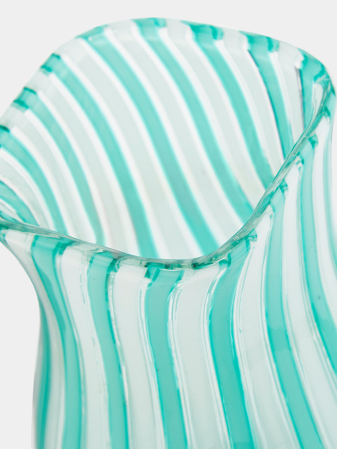 Antique and Vintage - 1950s Dino Martens Murano Glass Vase - Blue - ABASK