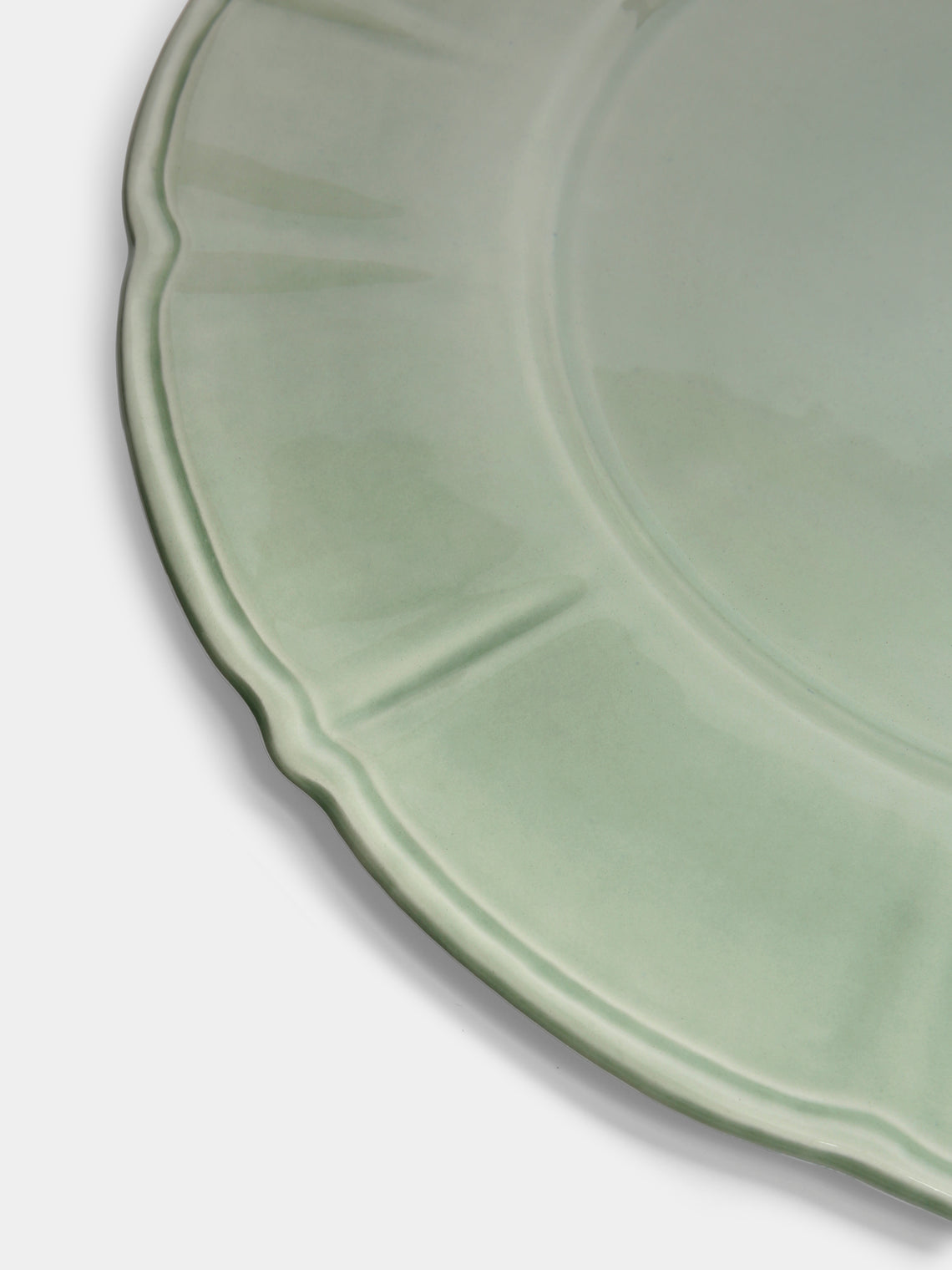 Laboratorio Paravicini - Milano Ceramic Charger Plates (Set of 2) - Green - ABASK