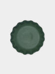 Perla Valtierra - Hand-Glazed Ceramic Dessert Plates (Set of 4) - Green - ABASK - 