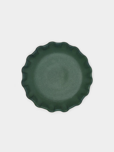 Perla Valtierra - Hand-Glazed Ceramic Dessert Plates (Set of 4) -  - ABASK - 