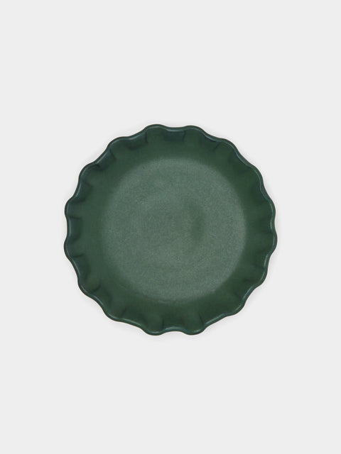 Perla Valtierra - Hand-Glazed Ceramic Dessert Plates (Set of 4) -  - ABASK - 