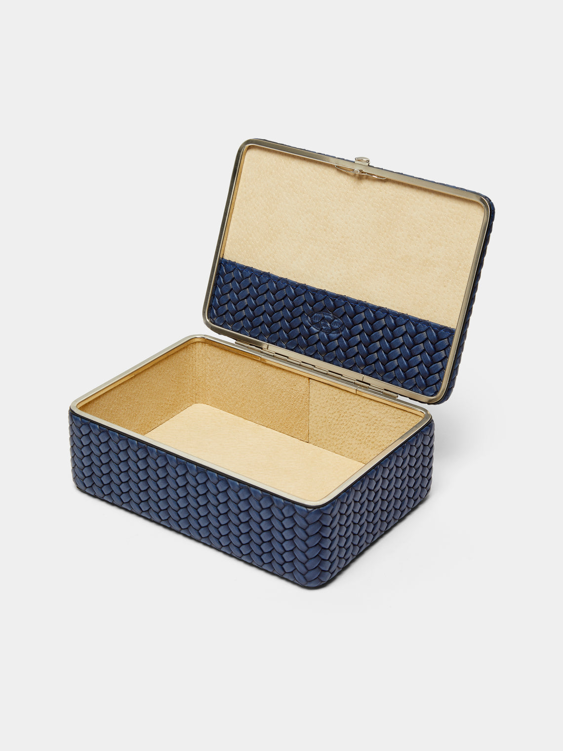 F. Hammann - Leather Large Utensils Box - Blue - ABASK