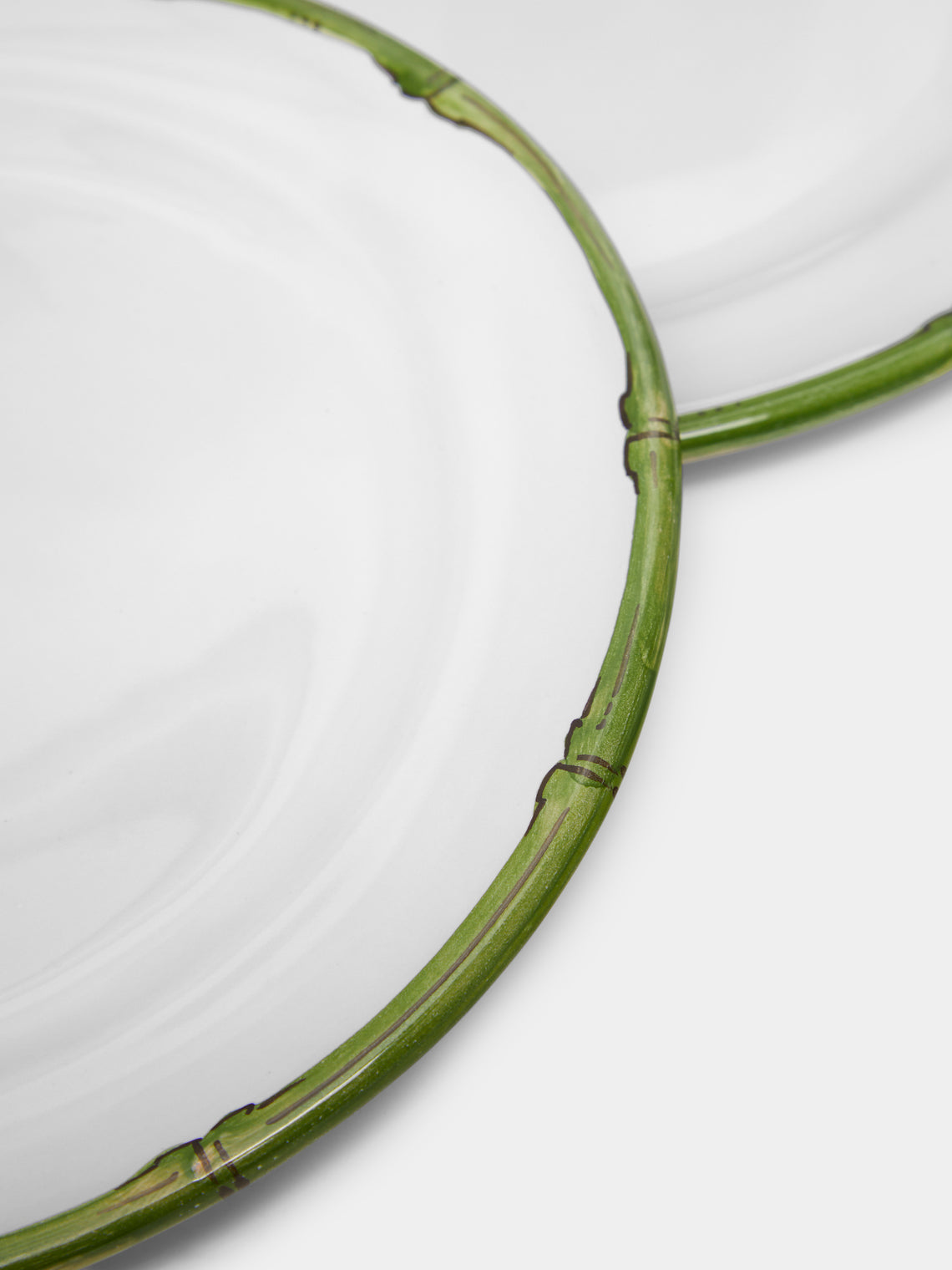 Z.d.G - Ramatuelle Bamboo Side Plate (Set of 2) - Green - ABASK