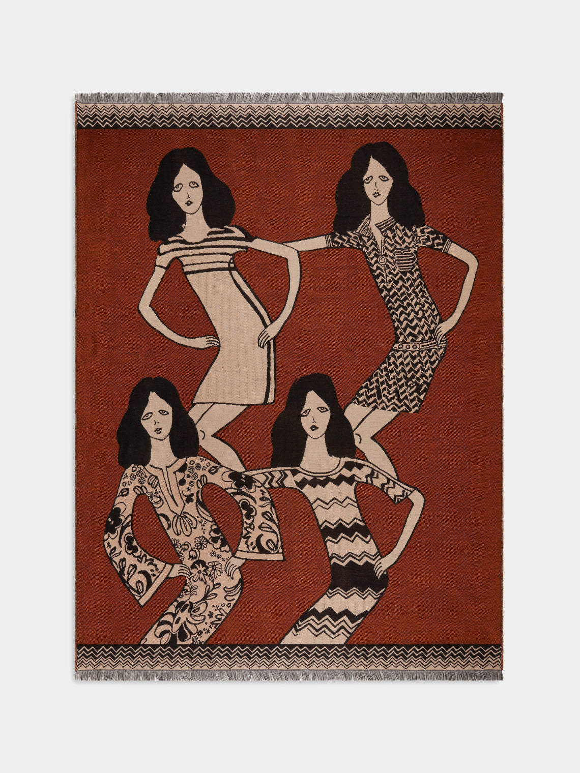 Missoni Home - Berenice Wool-Blend Throw - Brown - ABASK