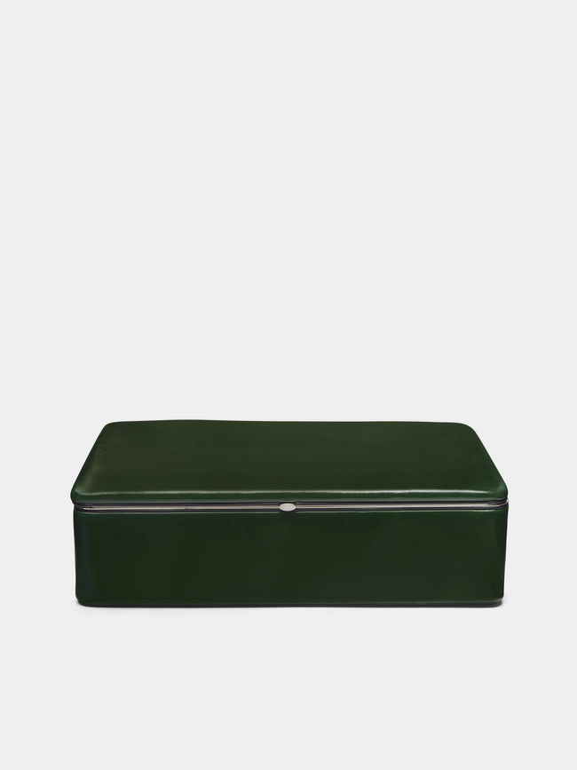 F. Hammann - Leather A5 Utensils Box - Green - ABASK - 
