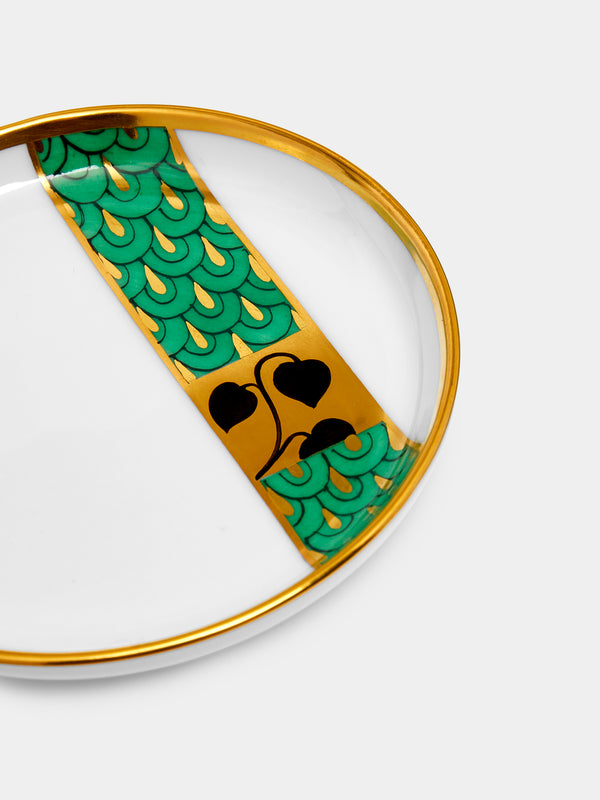 Augarten - Secession Hand-Painted Porcelain Saucer - ABASK