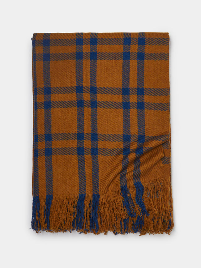 Denis Colomb - Nara Handwoven Himalayan Cashmere Blanket - Brown - ABASK - 
