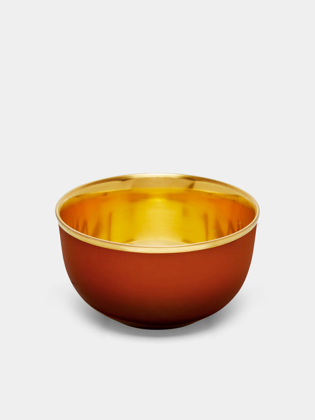 Augarten - Hand-Painted Champagne Coupe - Orange - ABASK - 