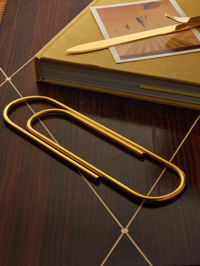 Carl Auböck - Brass Oversized Paperclip - Gold - ABASK