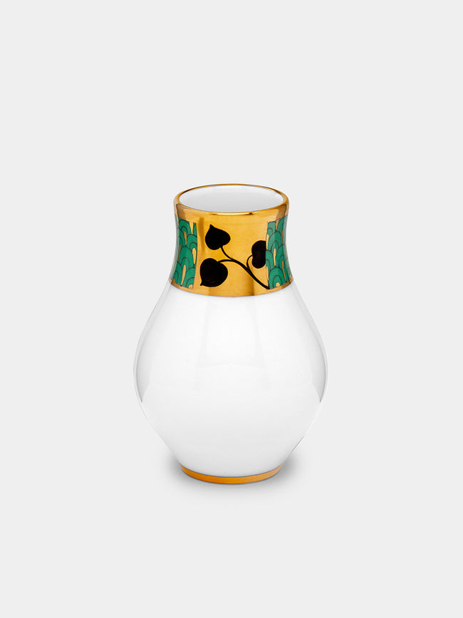 Augarten - Secession Hand-Painted Porcelain Pear-Shaped Vase - ABASK