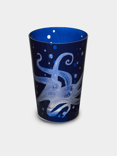 Artel - Sea Life Hand-Engraved Crystal Tumblers (Set of 6) -  - ABASK