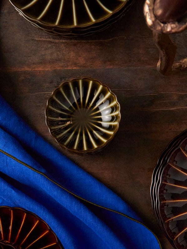 Kaneko Kohyo - Giyaman Urushi Ceramic Condiment Bowls (Set of 4) -  - ABASK