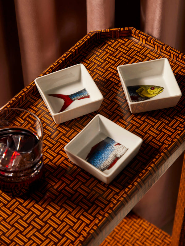 Fornasetti - Pesci Porcelain Appetizer Set -  - ABASK