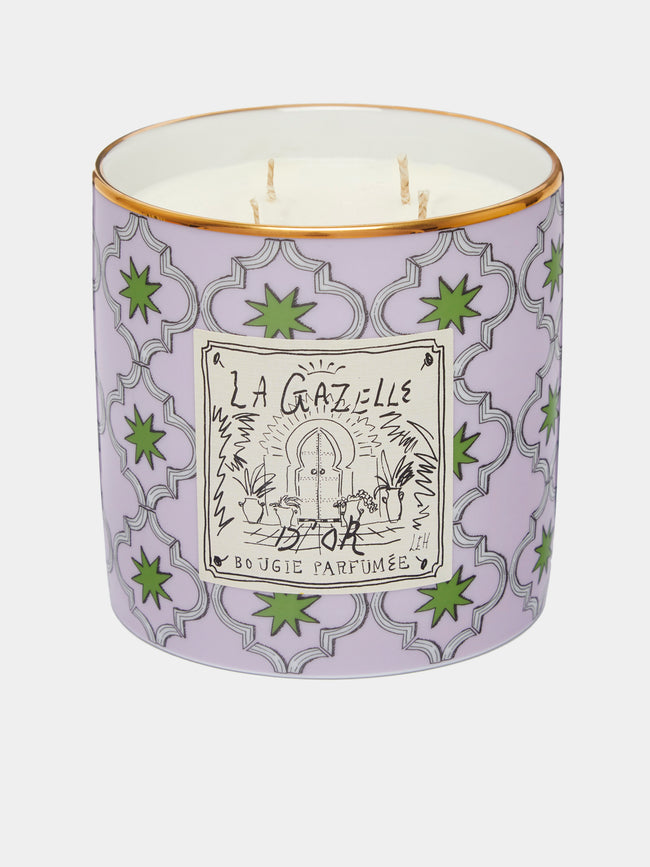 Ginori 1735 - Profumi Luchino La Gazelle D'or Porcelain Large Candle - Multiple - ABASK - 