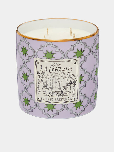 Ginori 1735 - Profumi Luchino La Gazelle D'or Porcelain Large Candle -  - ABASK - 