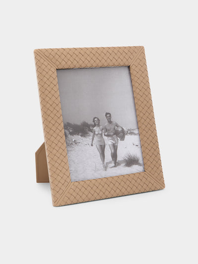 Riviere - Woven Leather Photo Frame -  - ABASK - 