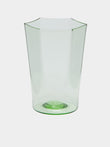 Yali Glass - Venexia Hand-Blown Murano Glass Medium Highball - Green - ABASK - 