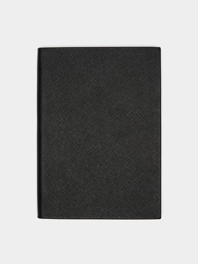 Smythson - Soho Leather Notebook - Black - ABASK - 