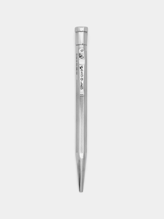 Yard O Led - Diplomat Barley Sterling Silver Ballpoint Pen - Silver - ABASK - 
