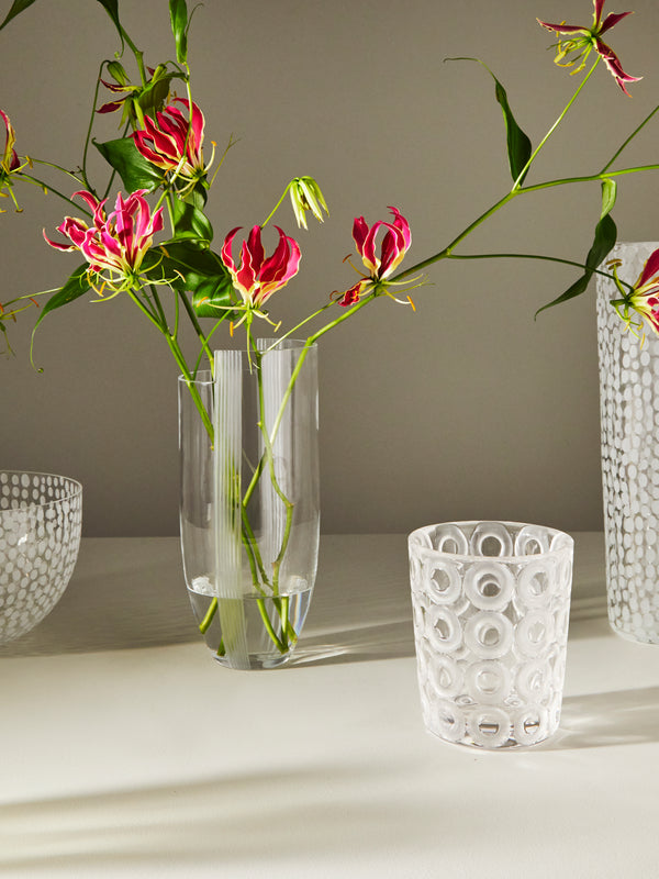 Carlo Moretti - Bande Molate Hand-Blown Murano Glass Vase -  - ABASK