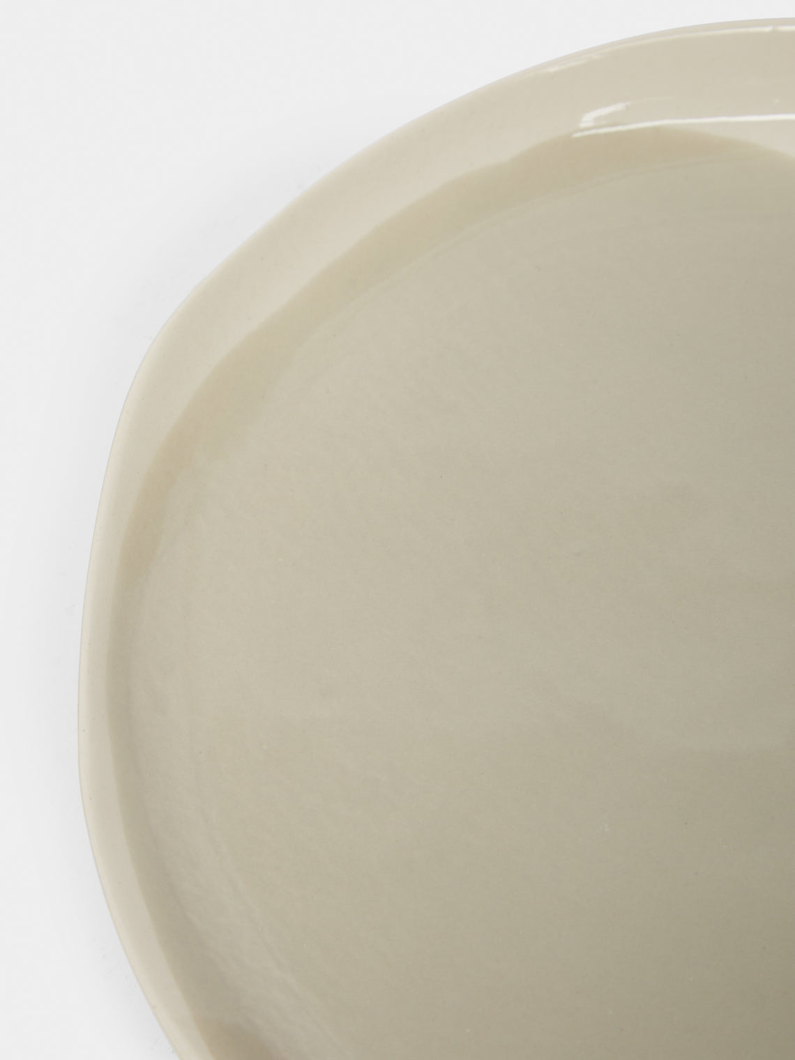 Pottery & Poetry - Hand-Glazed Porcelain Side Plates (Set of 4) - Grey - ABASK