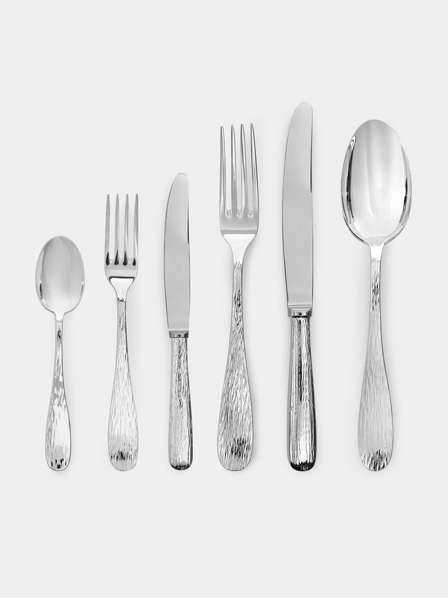 Zanetto - Acqua Silver-Plated Dinner Fork - Silver - ABASK