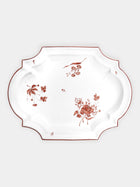 Z.d.G - Camaïeu Hand-Painted Ceramic Large Serving Dish - Brown - ABASK - 