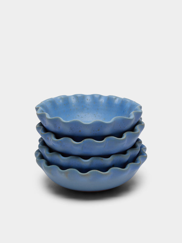 Perla Valtierra - Hand-Glazed Ceramic Small Bowls (Set of 4) -  - ABASK