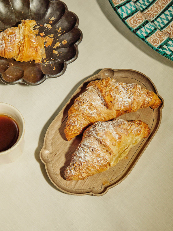 Ifuji - Italian Hand-Carved Wood Small Tray -  - ABASK