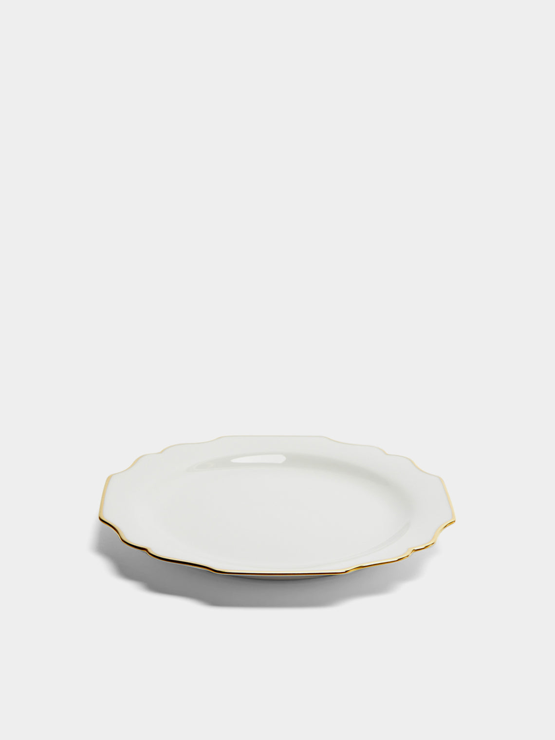 Augarten - Belvedere Hand-Painted Porcelain Dessert Plate - White - ABASK