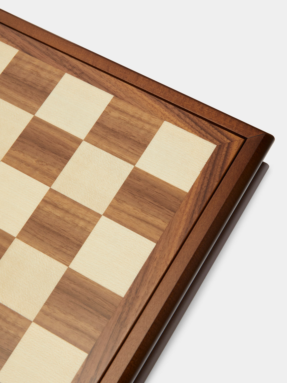 Dal Negro - Limewood Chess and Draughts Set - Brown - ABASK