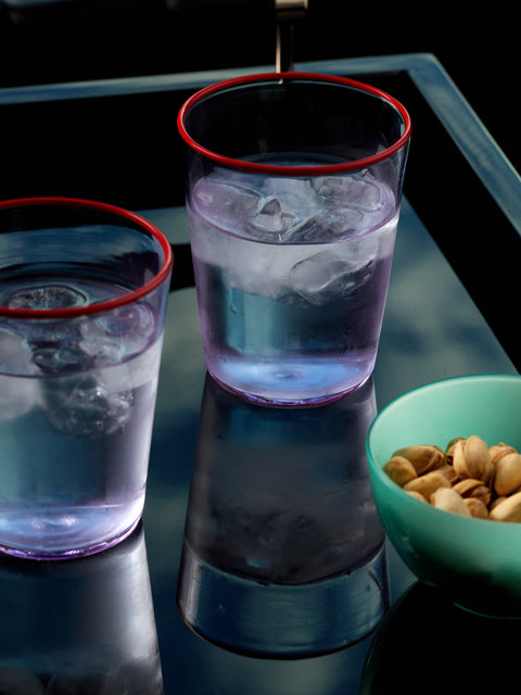 Giberto - Alessandrite Spring Hand-Blown Murano Glass Tumbler -  - ABASK