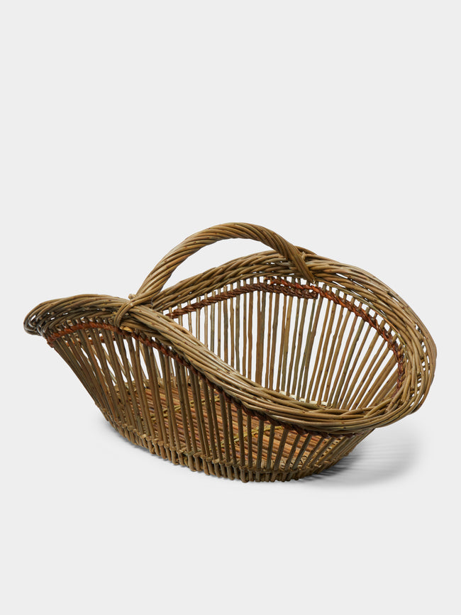 Benjamin Nauleau - Handwoven Willow Fitched Gathering Basket -  - ABASK - 